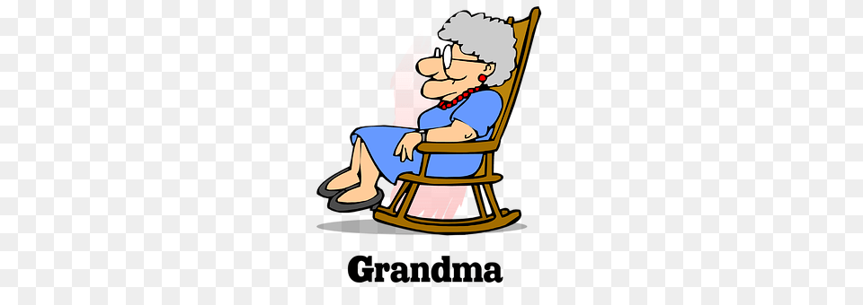 Grandma Furniture, Baby, Person, Rocking Chair Png Image