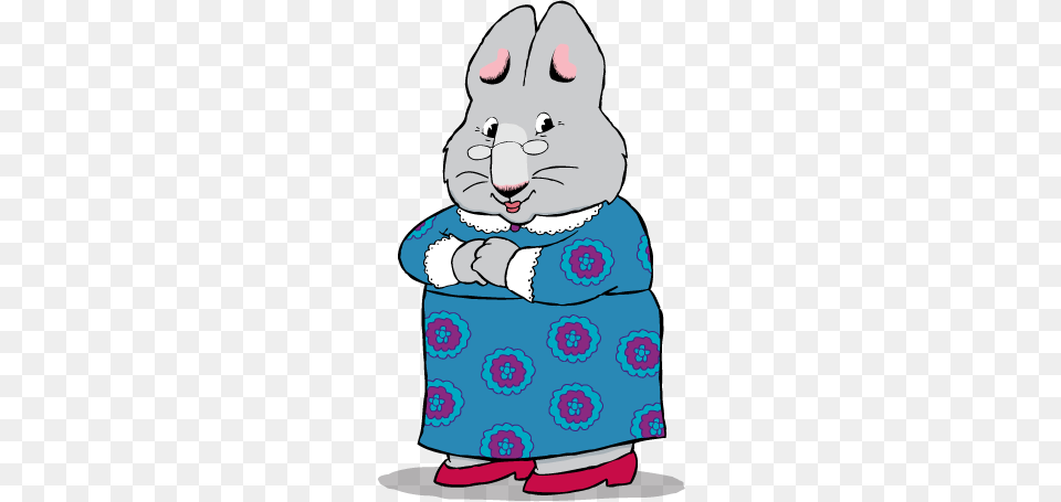 Grandma Bunny Max Ruby Wiki Fandom Powered, Baby, Person, Cartoon, Face Free Transparent Png