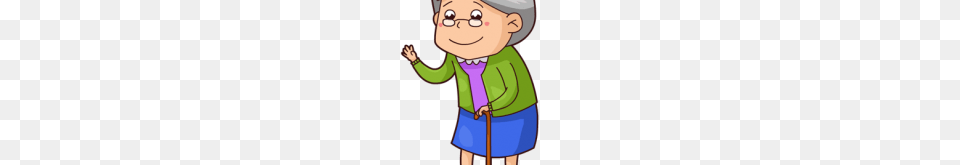 Grandma Clipart Story Time With Grandma Illustration, Baby, Person, Cleaning, Face Free Png Download