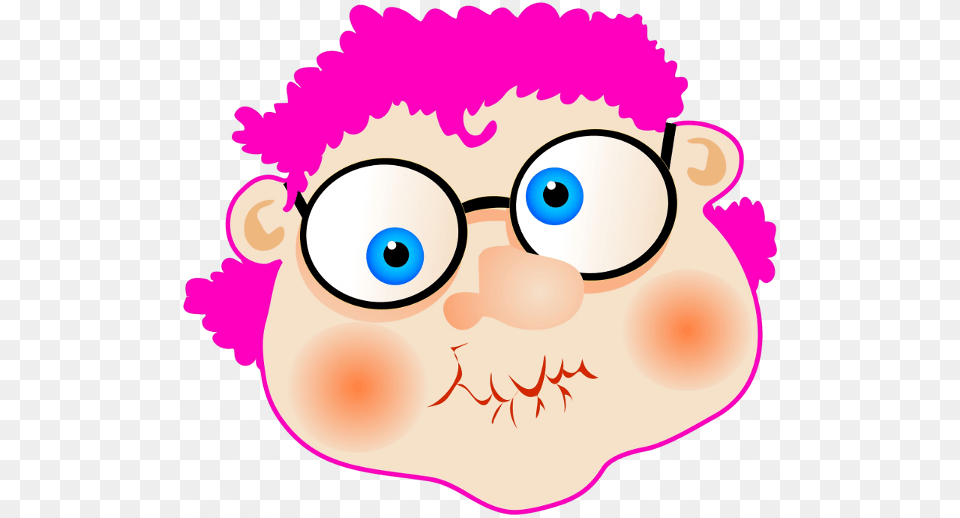 Grandma Head Cliparts, Accessories, Glasses, Baby, Person Free Png