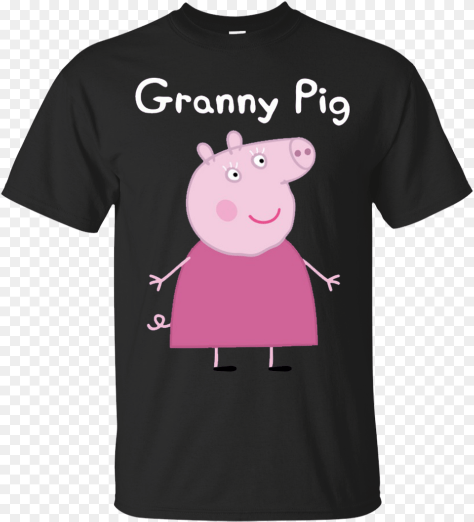 Grandma Pig T Shirt, Clothing, T-shirt, Animal, Mammal Free Png