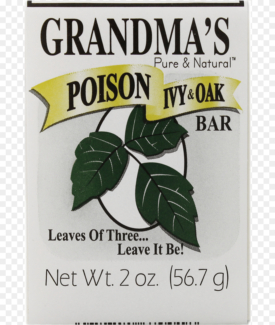 Grandma S Poison Ivy Bar, Advertisement, Herbal, Herbs, Leaf Free Transparent Png