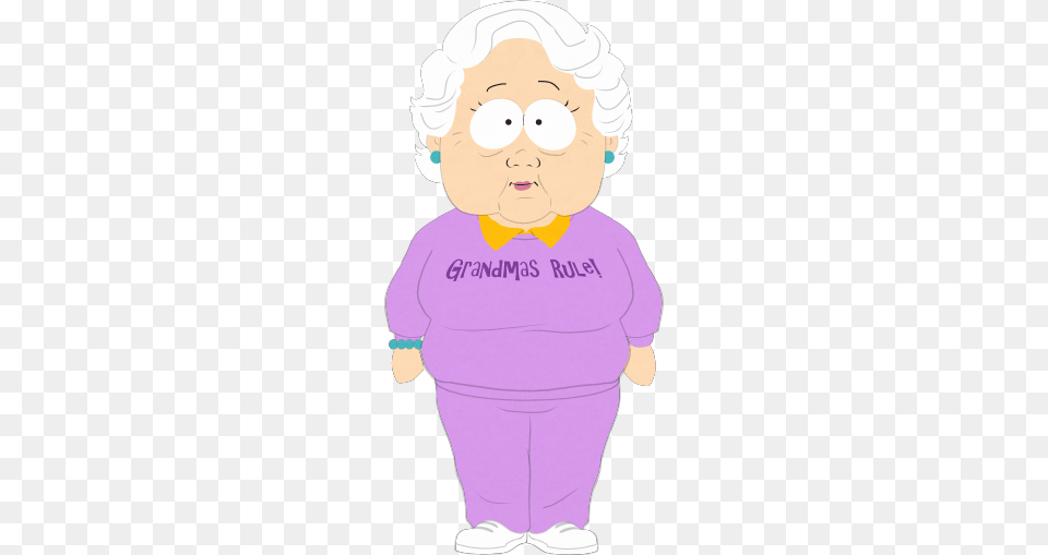 Grandma Stotch South Park Grandma Stotch, Purple, Baby, Person, Face Free Png Download