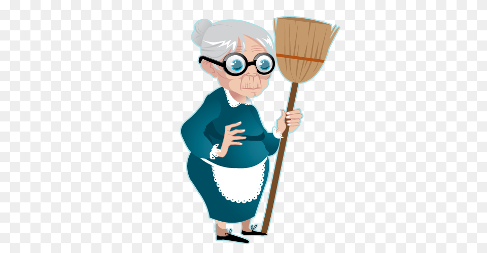 Grandma Transparent Background, Cleaning, Person, Adult, Female Free Png Download