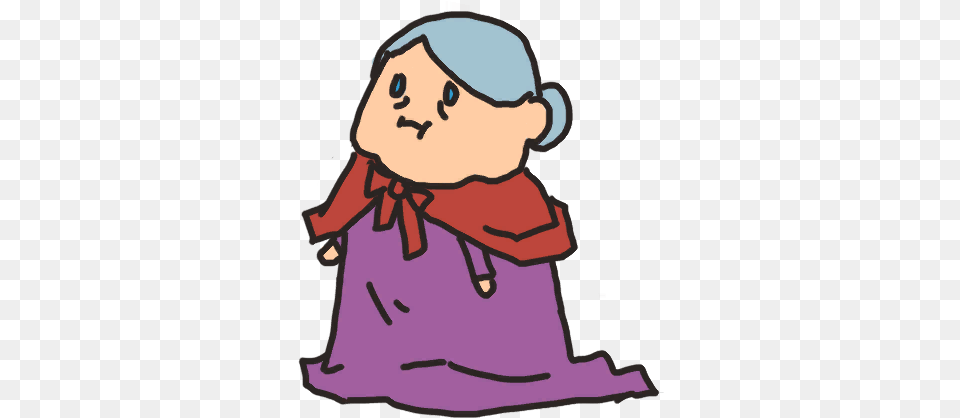 Grandma Transparent Cartoon Grandma No Background, Baby, Person, Face, Head Png Image