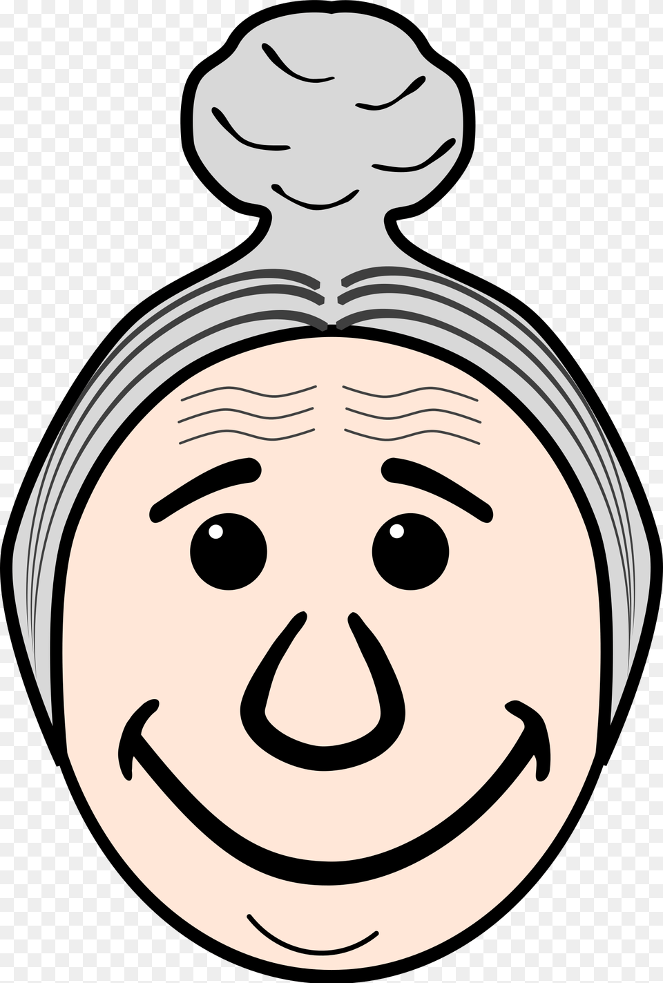 Grandmas Face Icons, Person, Head, Smoke Pipe, Stencil Free Transparent Png
