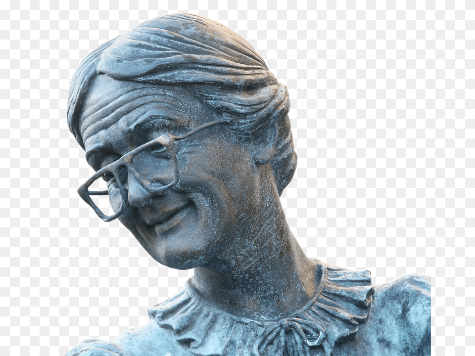 Grandmother Adult, Person, Art, Bronze Free Transparent Png