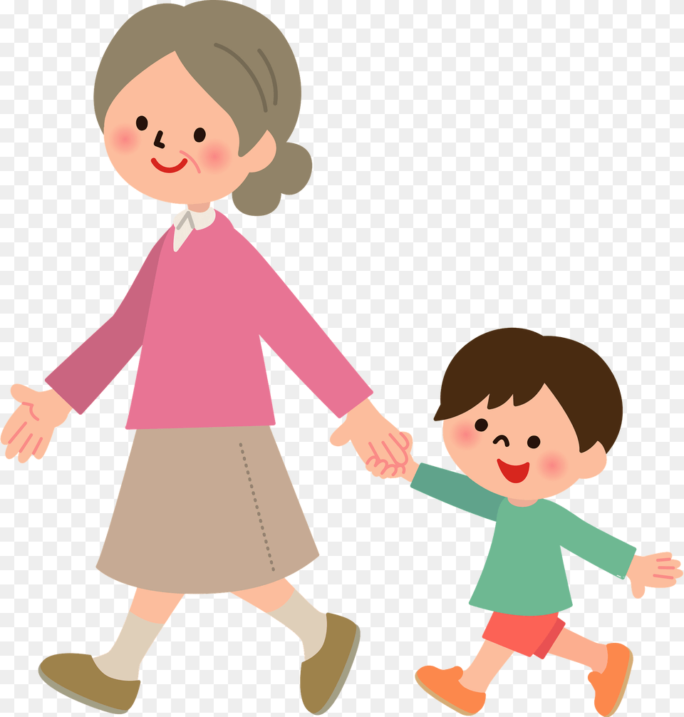 Grandmother And Grandson Clipart, Baby, Person, Face, Head Free Png