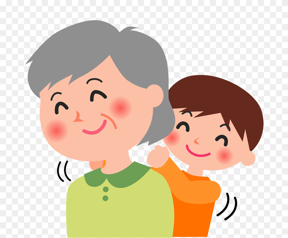 Grandmother And Grandson Clipart, Baby, Person, Face, Head Png