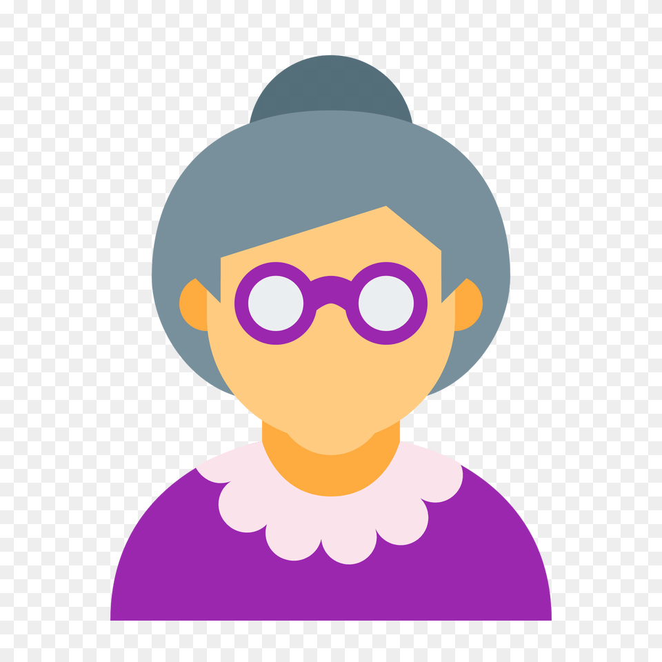 Grandmother Icon, Baby, Person, Face, Head Free Png Download