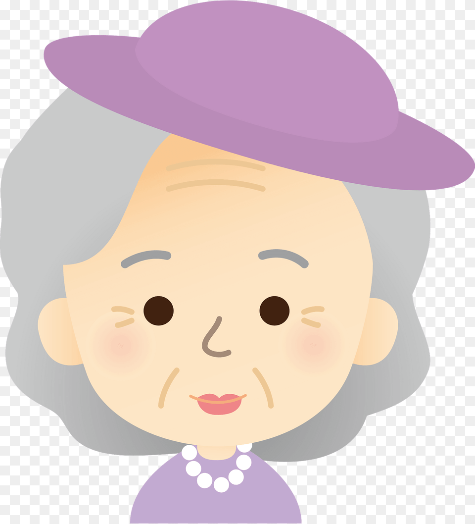 Grandmother Old Mother Clipart, Clothing, Hat, Sun Hat, Face Free Png