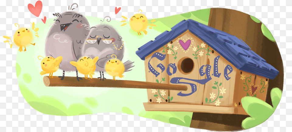 Grandmother S Day 2020 Grandmother Day Google Doodle, Animal, Bird Free Png Download