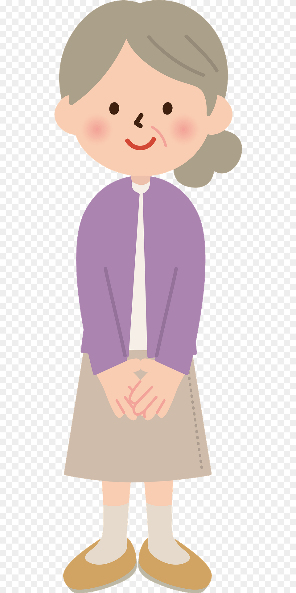 Grandmother Senior Woman Clipart, Clothing, Skirt, Baby, Person Png