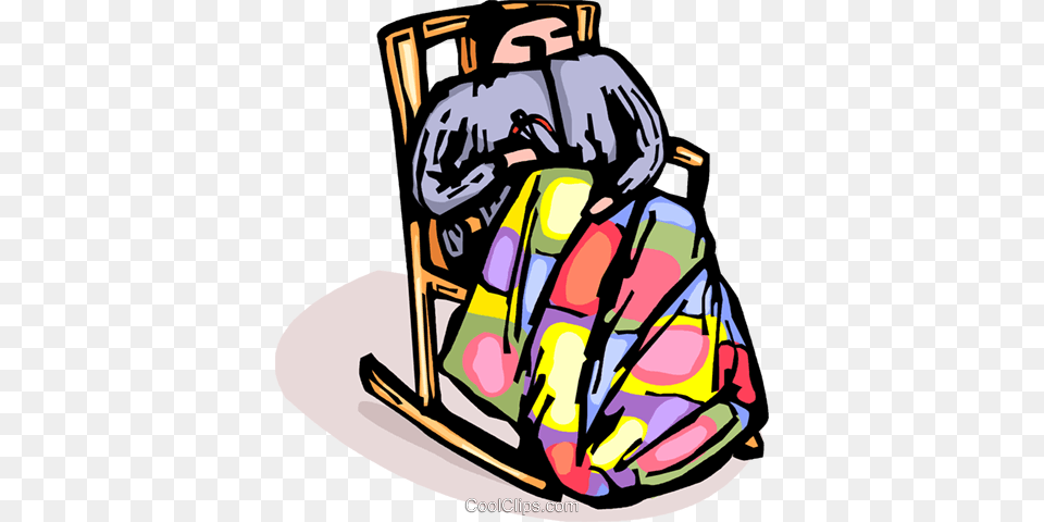 Grandmother Sewing A Quilt Royalty Vector Clip Art, Furniture, Bulldozer, Machine Free Png