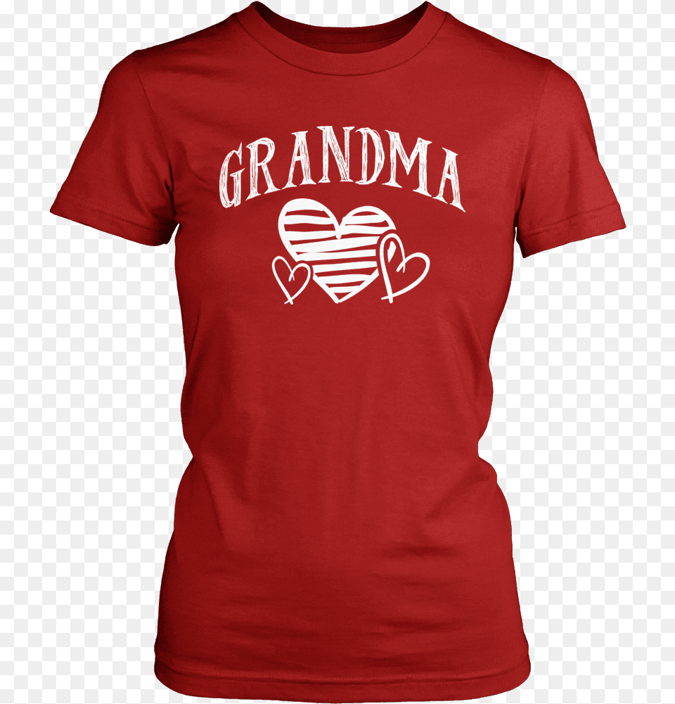 Grandparent T Shirt Design Grandma Heart Grandma Shirts Unisex, Clothing, T-shirt Free Png Download