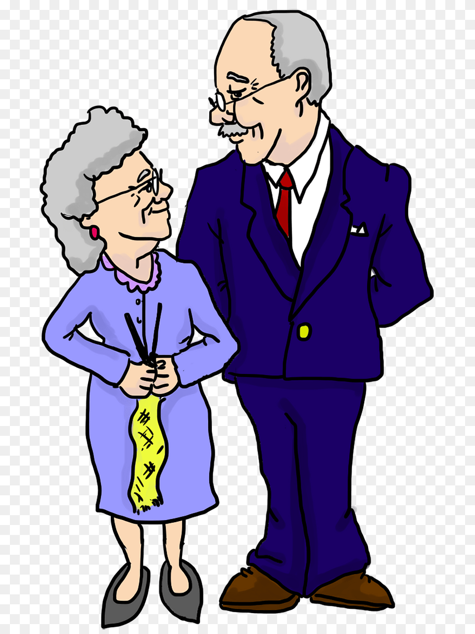Grandparents Clipart, Clothing, Coat, Adult, Person Free Png