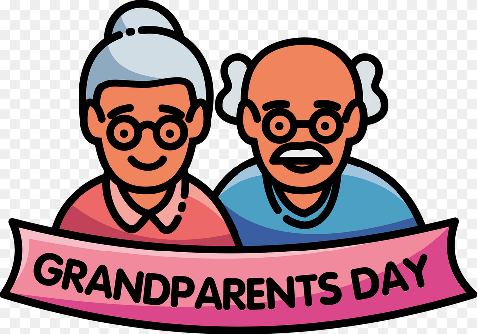 Grandparents Day Clipart, Sticker, Baby, Face, Head Free Png