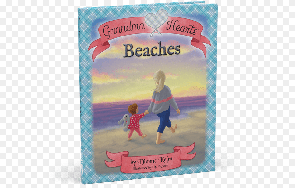 Grandparents Grandma Hearts Beaches Vacation Box, Book, Person, Publication, Baby Free Transparent Png