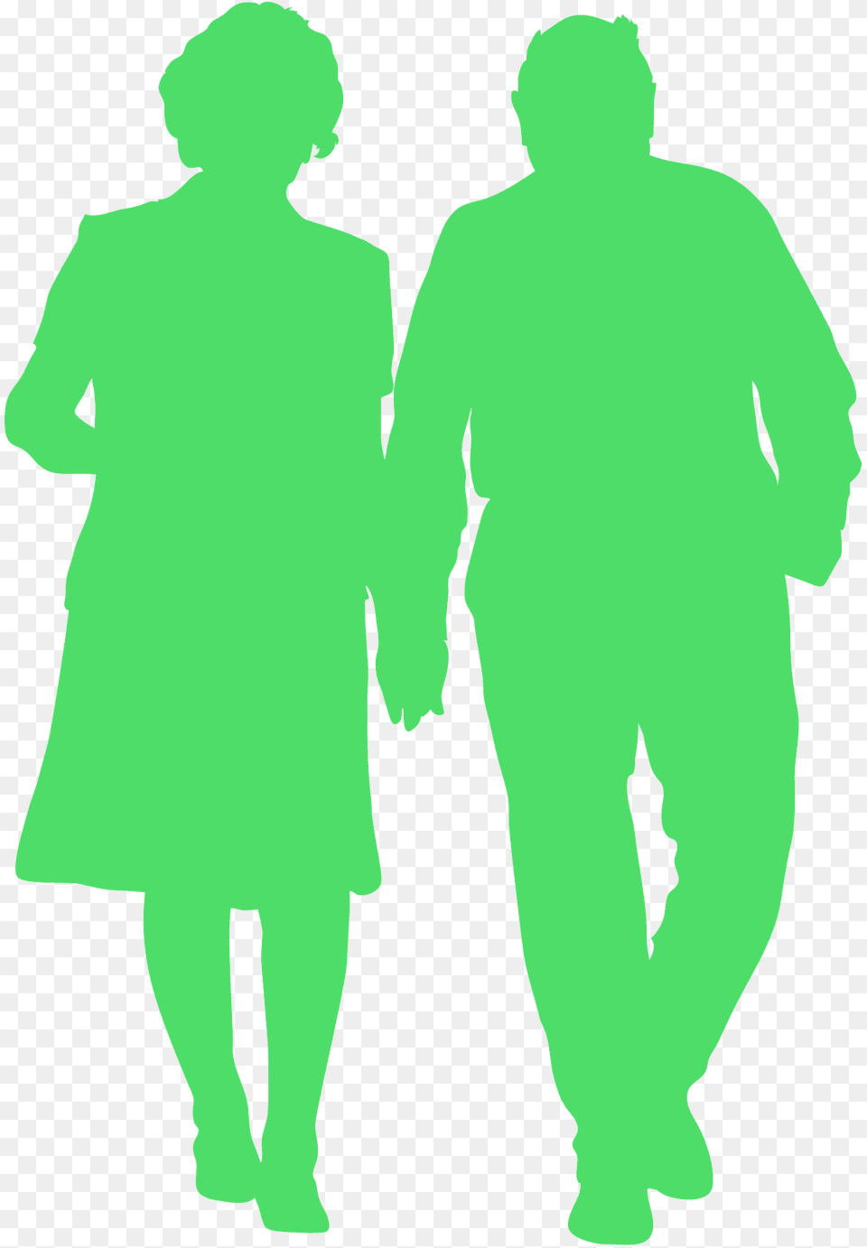 Grandparents Silhouette, Clothing, Coat, Adult, Person Png Image