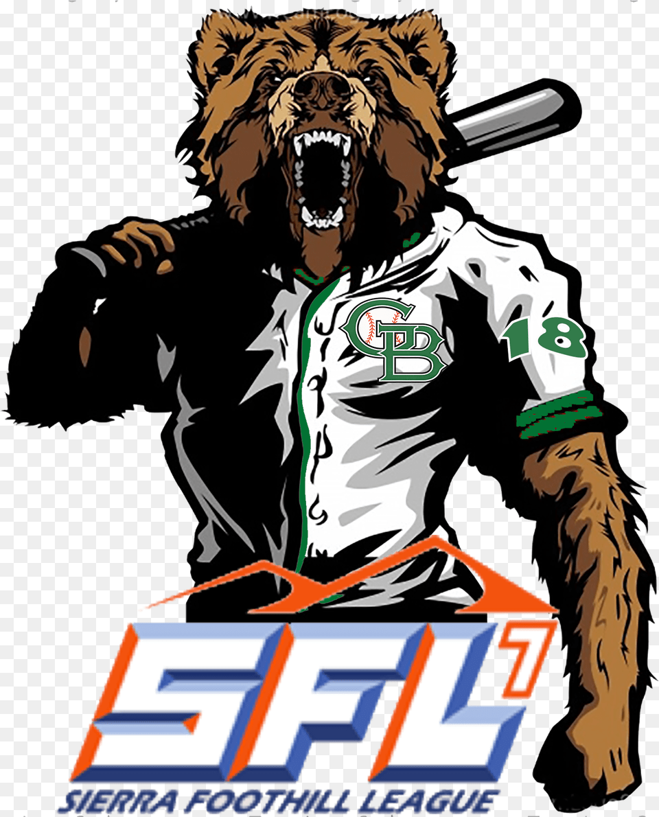 Granite Bay Grizzly Baseball Clip Art Library Bobcat Baseball Clip Art, Person, People, Publication, Book Png Image