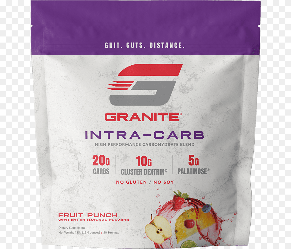 Granite Supplements Intra Carb Fruit Punch High Performance Paper, Powder, Advertisement, Food Free Transparent Png