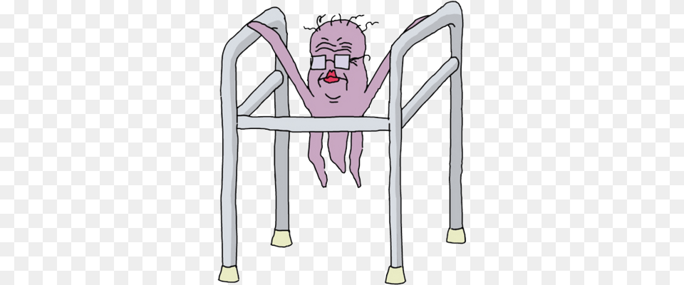 Granny Cuyler Old Lady From Squidbillies, Crib, Furniture, Infant Bed, Face Png Image