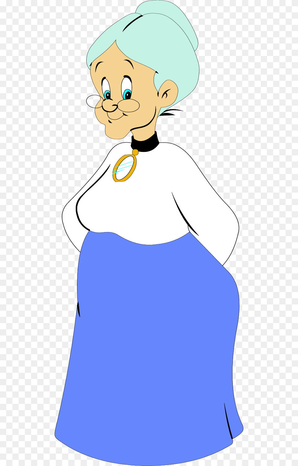 Granny Granny Baby Looney Tunes, Cartoon, Person, Accessories, Earring Free Transparent Png