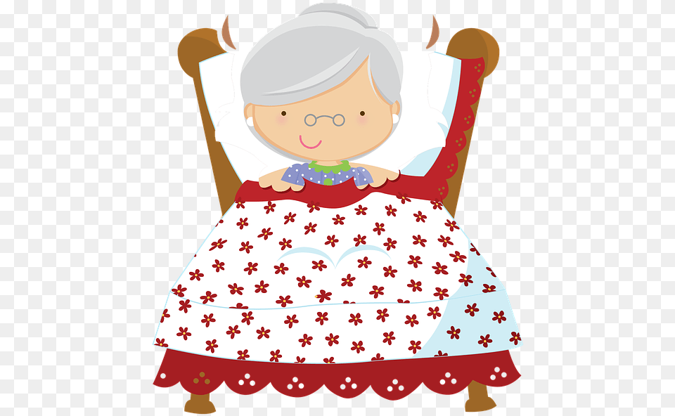 Granny Little Red Riding Hood Party Childish Granny Little Red Riding Hood, Home Decor, Cushion, Furniture, Pattern Free Png Download