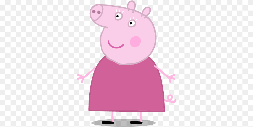 Granny Pig 0 Peppa Pig Auntie Pig, Animal, Bear, Mammal, Wildlife Free Transparent Png