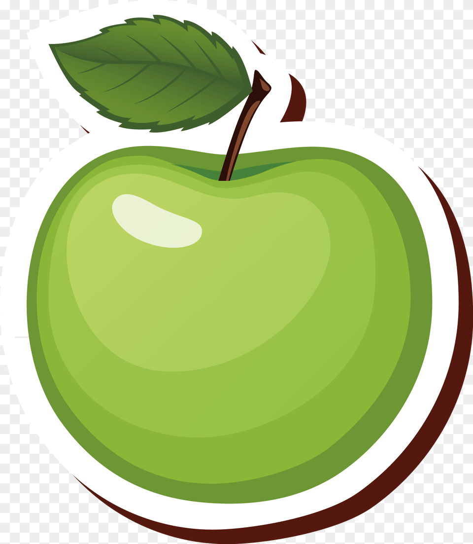 Granny Smith Apple Drawing Green Apples Drawing, Food, Fruit, Plant, Produce Free Png