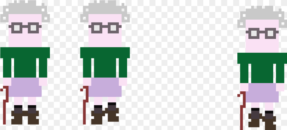 Granny Walking Sprites Illustration Free Transparent Png