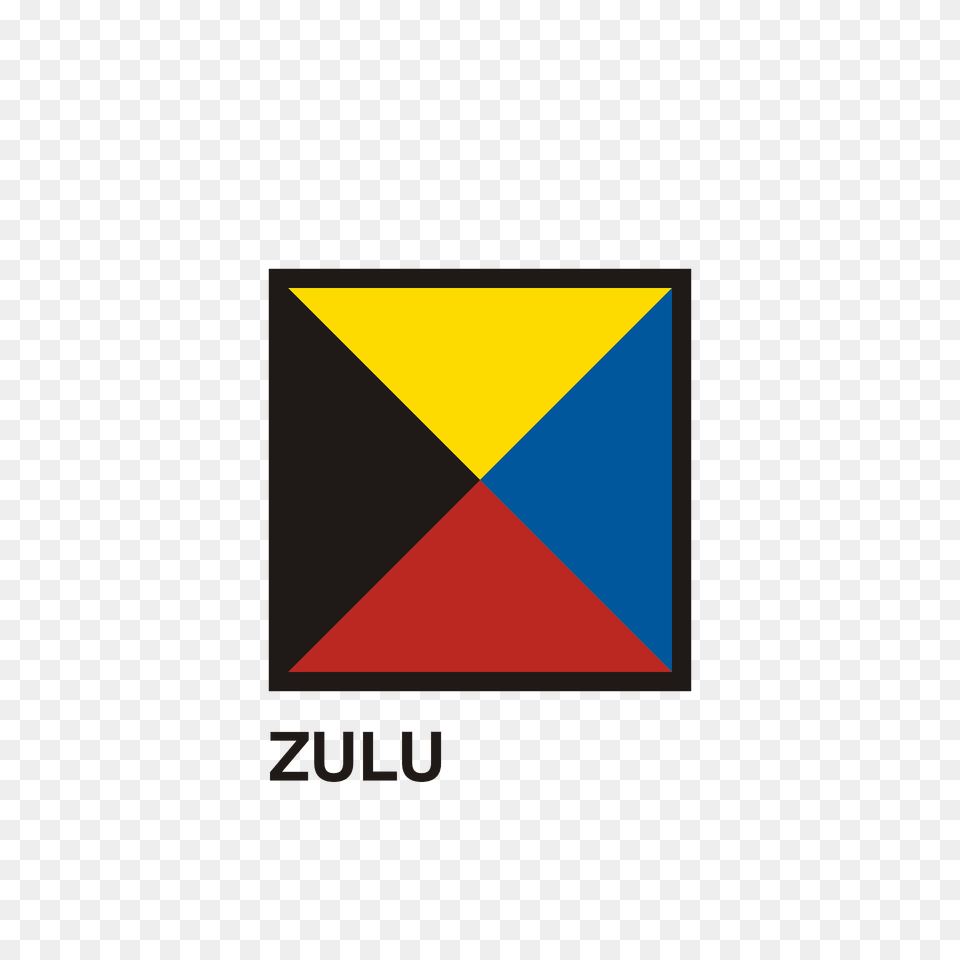 Granpavese Zulu Flag Clipart, Triangle Free Png Download