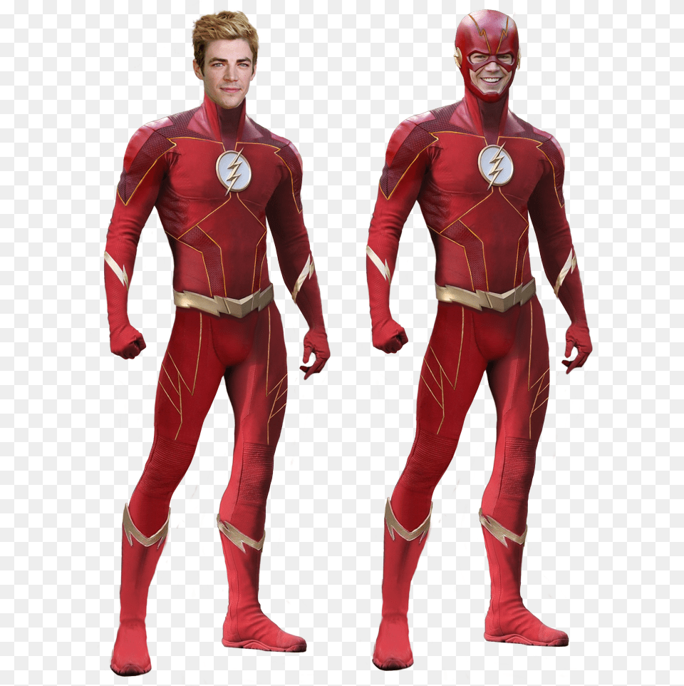 Grant Gustin Flash Suit, Adult, Clothing, Costume, Person Png