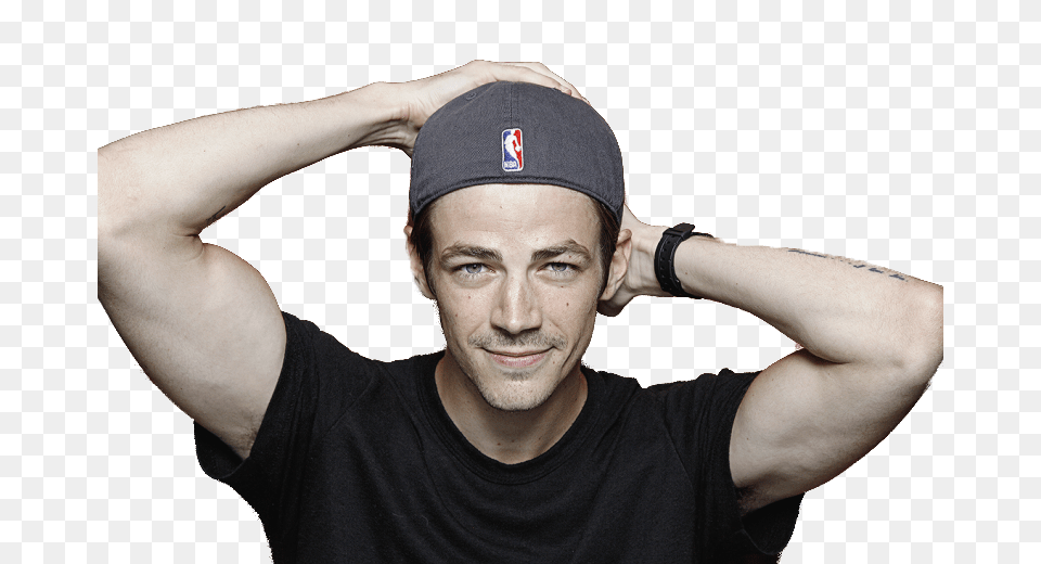 Grant Gustin Render, Adult, Baseball Cap, Cap, Clothing Free Png Download