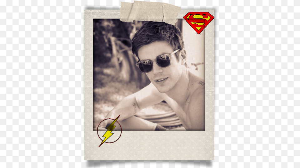 Grant Gustin Tattoo Gold, Accessories, Portrait, Photography, Person Free Transparent Png