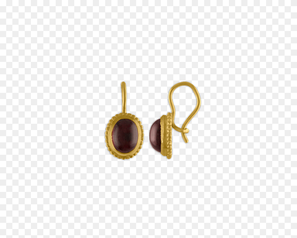Granulated Garnet Hook Earrings Prounis Jewelry, Accessories, Earring Free Png