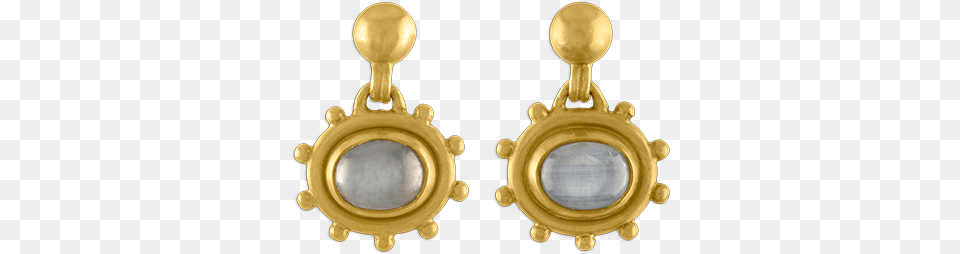 Granulated Gray Star Sapphire Bell Earrings Earring, Accessories, Gold, Jewelry, Locket Free Transparent Png