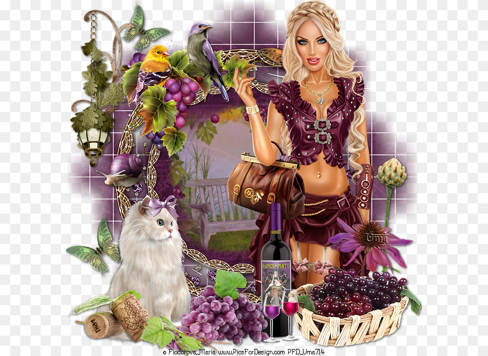 Grape, Woman, Person, Female, Adult Png Image