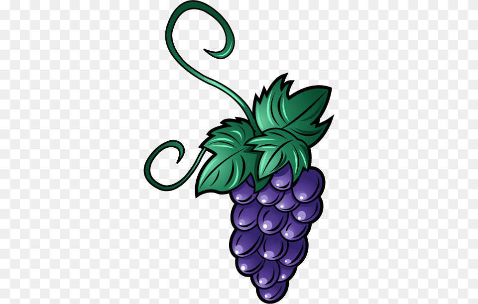 Grape Clipart Bunch Grape, Food, Fruit, Grapes, Plant Png Image