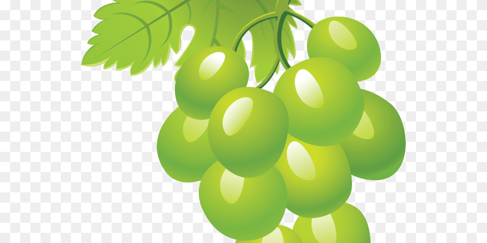 Grape Clipart Grapevine Green Grapes Clipart, Food, Fruit, Plant, Produce Free Png Download
