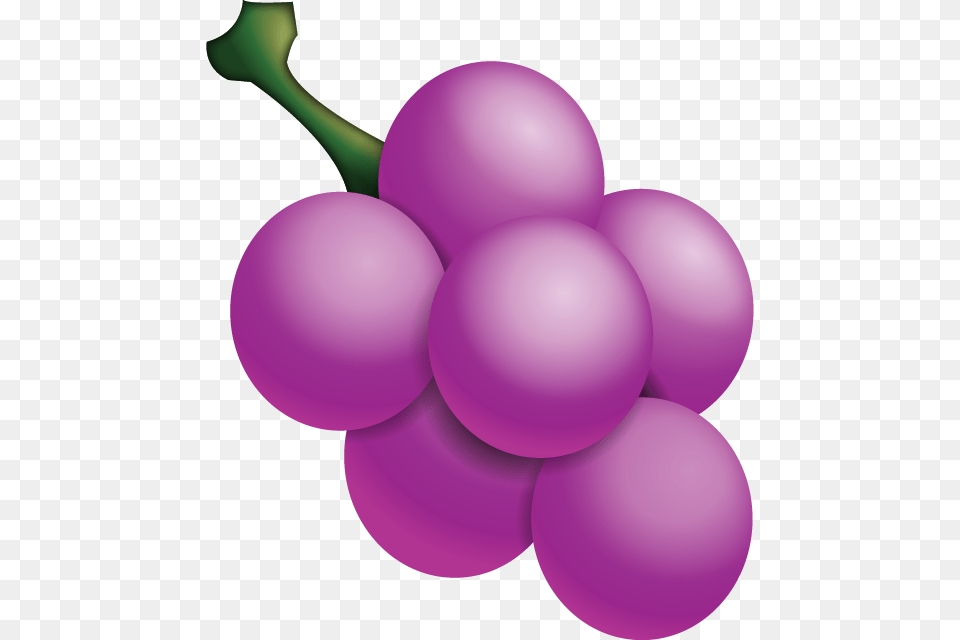 Grape Emoji Icon Emoji Island, Food, Fruit, Grapes, Plant Free Png Download