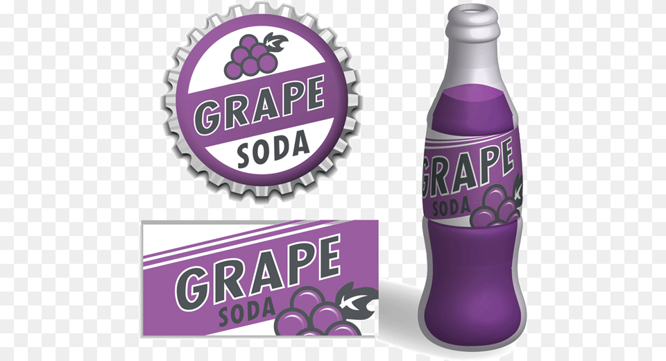 Grape Soda Up Grape Soda Top, Purple, Beverage, Bottle, Pop Bottle Free Transparent Png