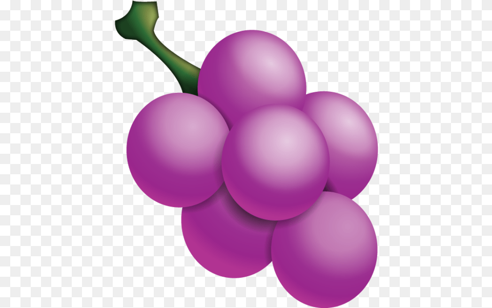 Grape Yummy Clipart Grape Emoji, Food, Fruit, Grapes, Plant Png