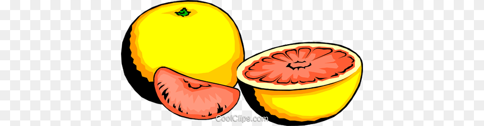 Grapefruit And Slices Royalty Vector Clip Art Illustration, Citrus Fruit, Plant, Produce, Fruit Free Png Download