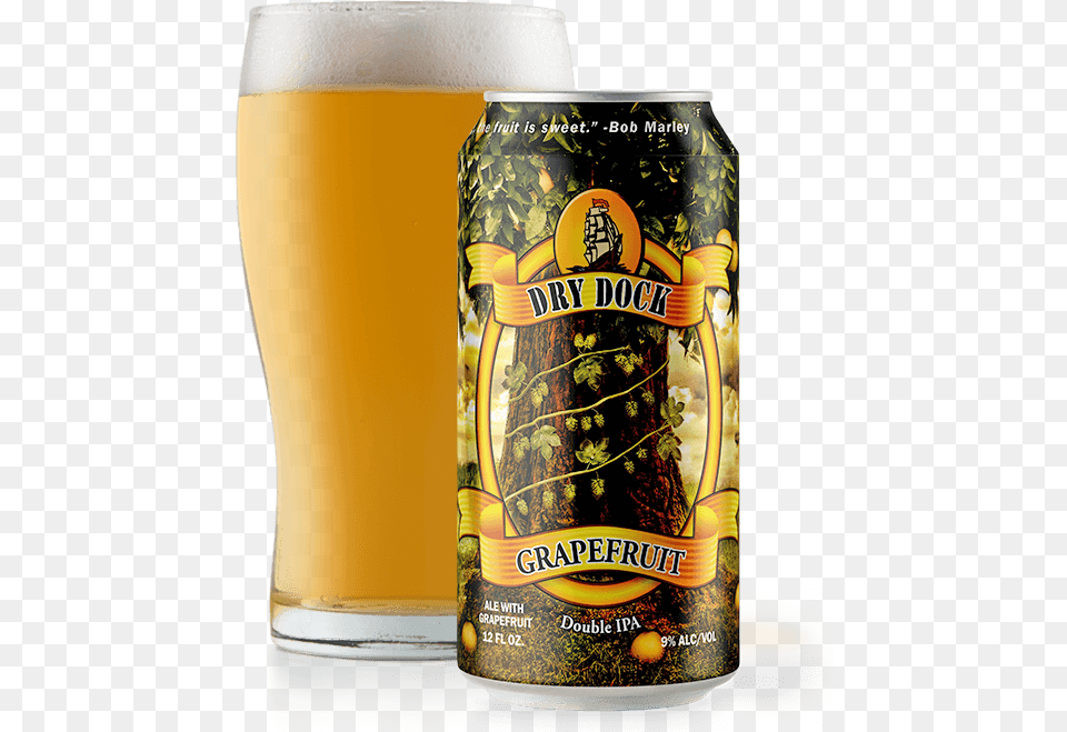 Grapefruit Double Ipa Apricot Ale Dry Dock Brewing Co, Alcohol, Beer, Beverage, Glass Free Transparent Png