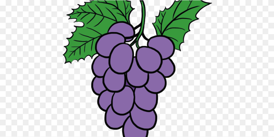 Grapes Clipart Pop Art Cartoon Grapes, Food, Fruit, Plant, Produce Free Transparent Png