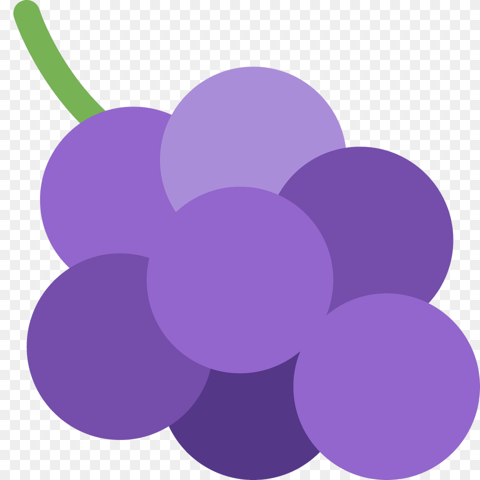 Grapes Emoji Clipart, Food, Fruit, Plant, Produce Png Image