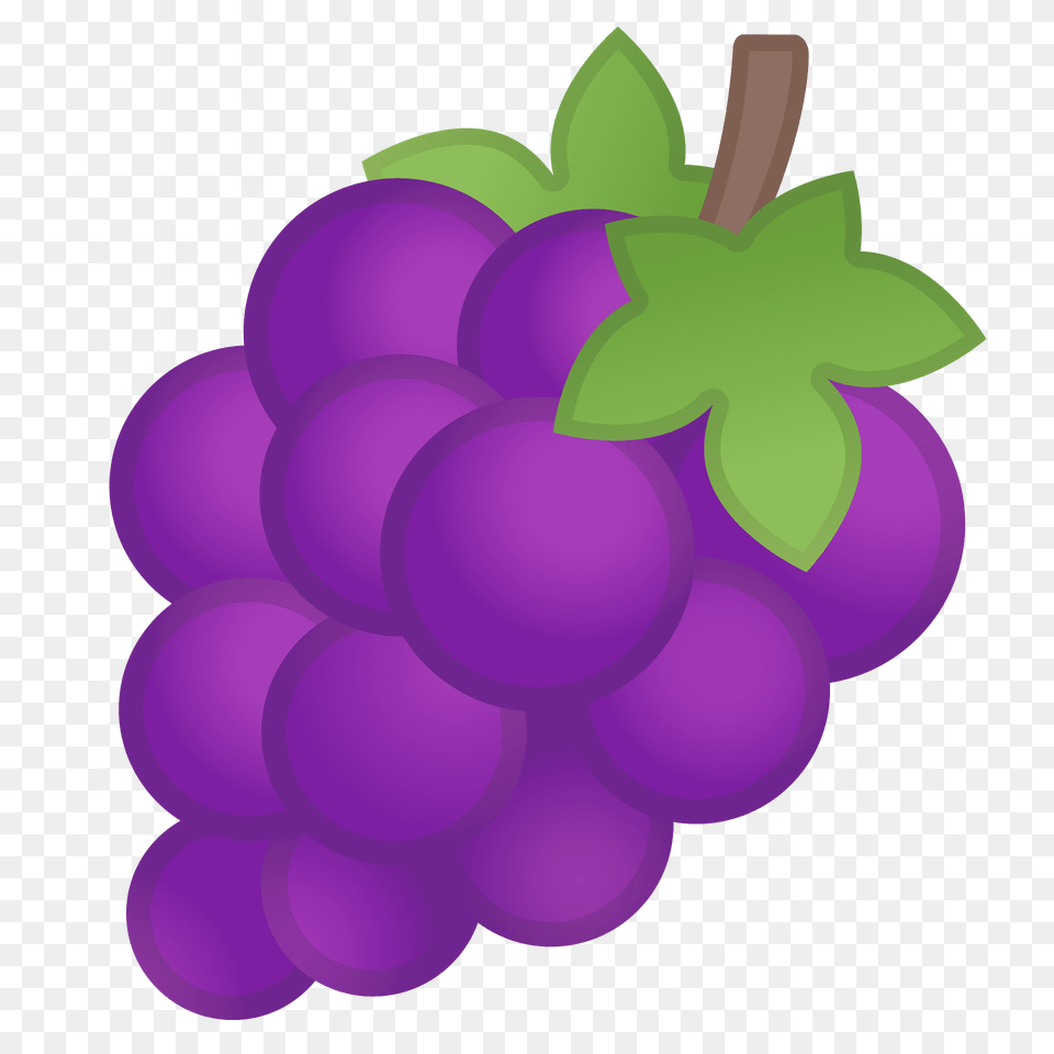Grapes Emoji Clipart, Food, Fruit, Plant, Produce Png Image