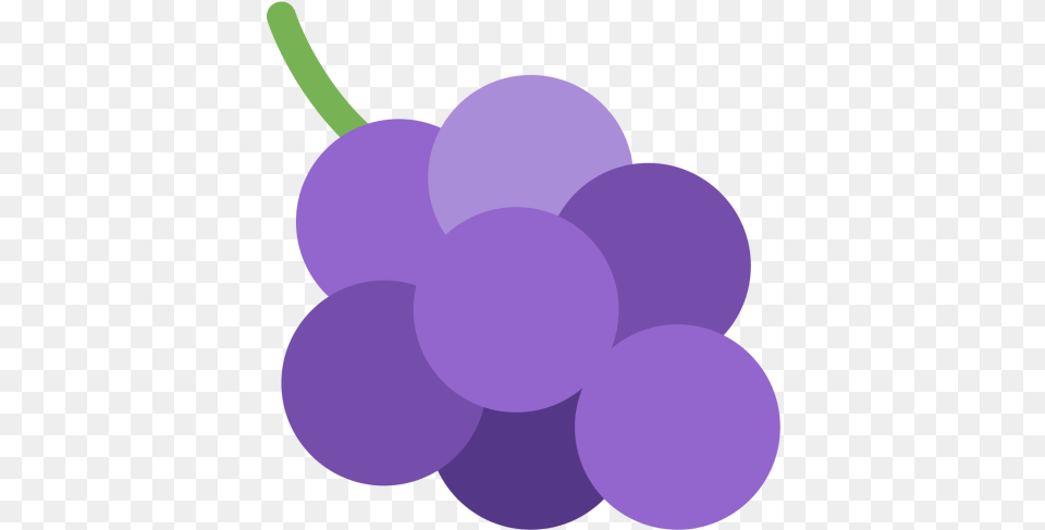 Grapes Emoji Icon Of Flat Style Lvaro Obregon Garden, Food, Fruit, Plant, Produce Free Transparent Png