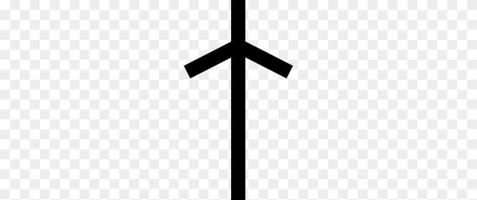 Grapevine Cross, Gray Png Image